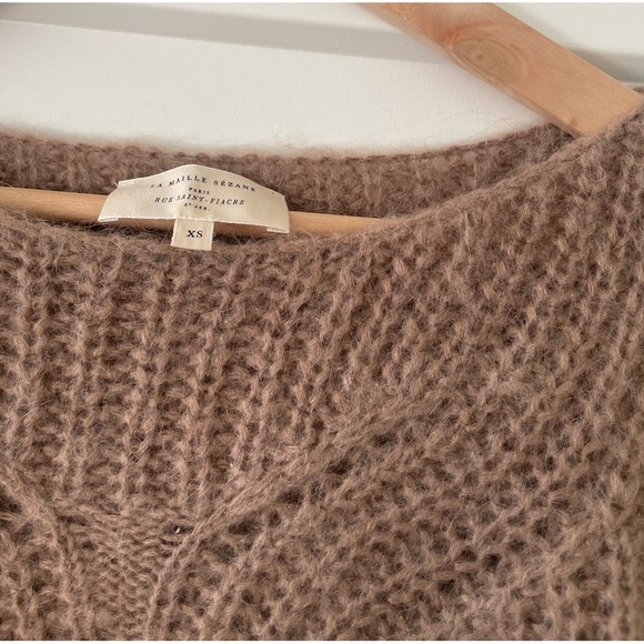 Sezane Gisele Sweater - Taupe - Picture 4 of 7